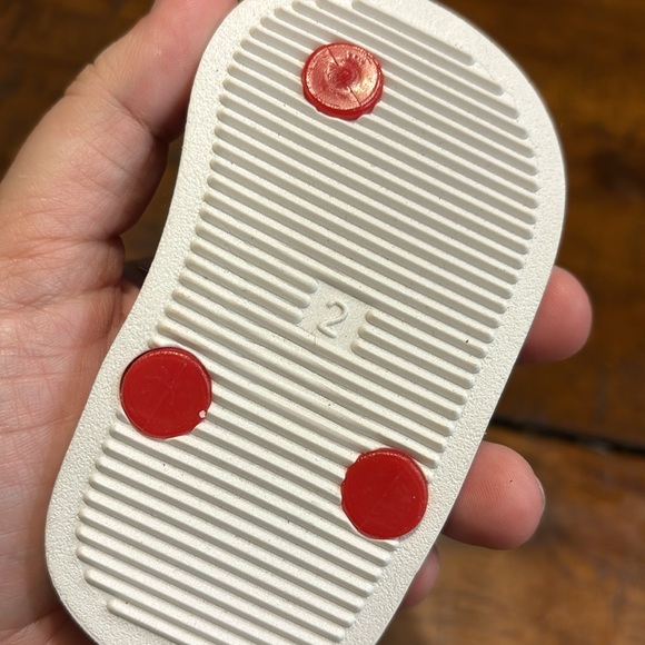 Old Navy infant flops. Red White Blue. - Picture 4 of 4